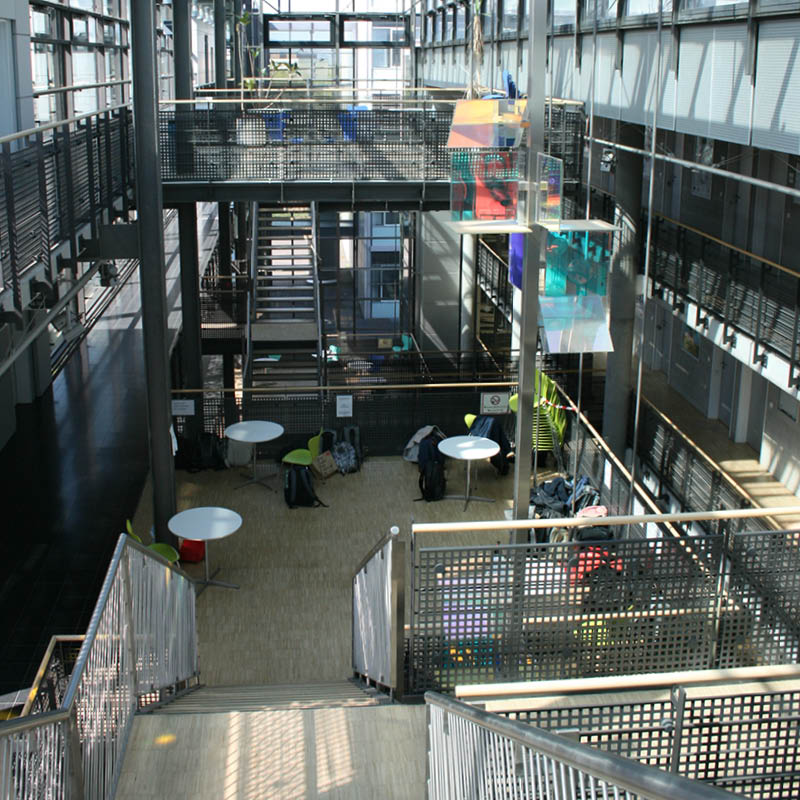 Treppenhaus Neue Chemie oben oberste Etage